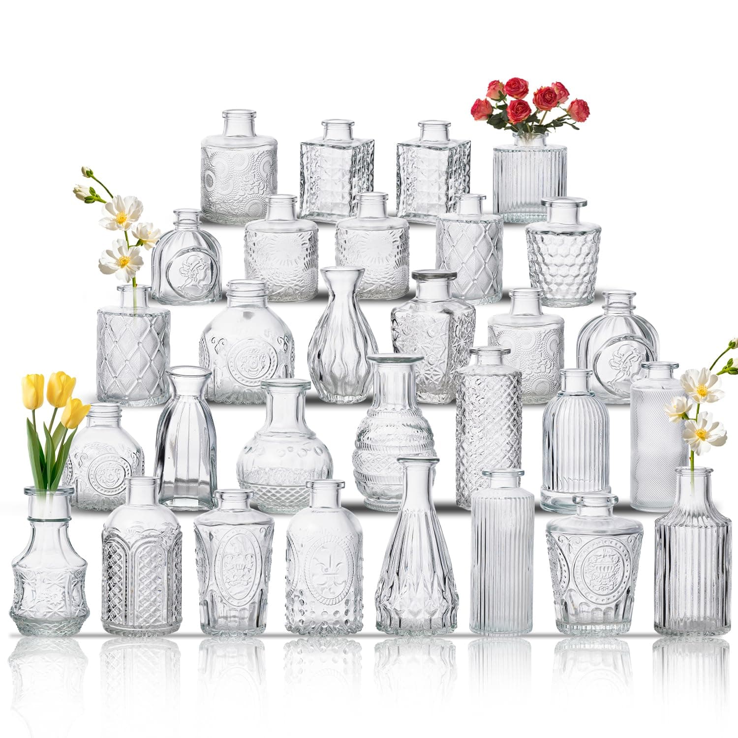 Clear Bud Vases